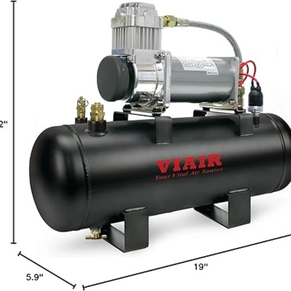 Fast-Fill Air Source Kit 200 PSI 2.0 Gal. Tank Off-Road Weatherproof Pneumatics Travel Kit