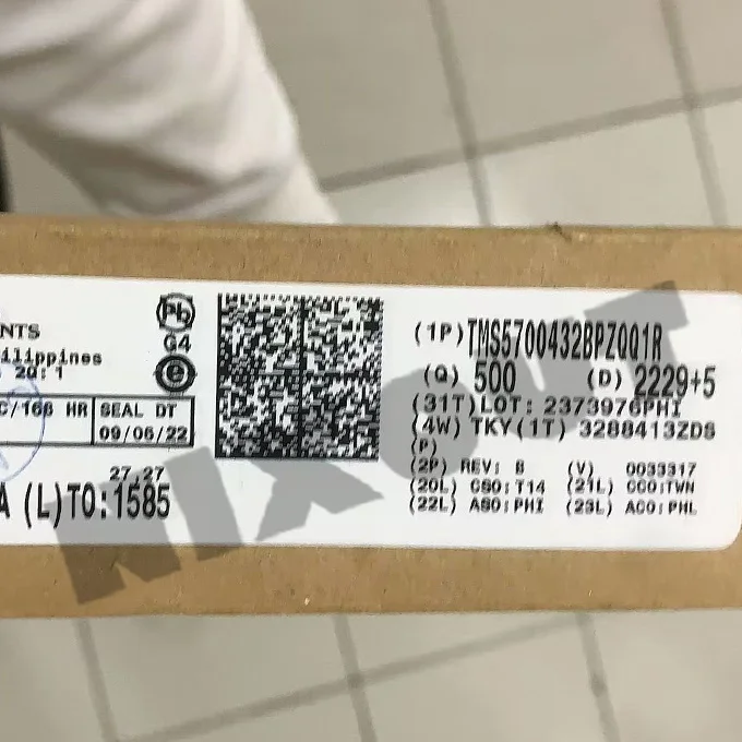

5PCS/LOT TMS5700432BPZQQ1R LQFP100 TMS5700432BPZQQ1R microcontroller IC Promise 100% brand new original