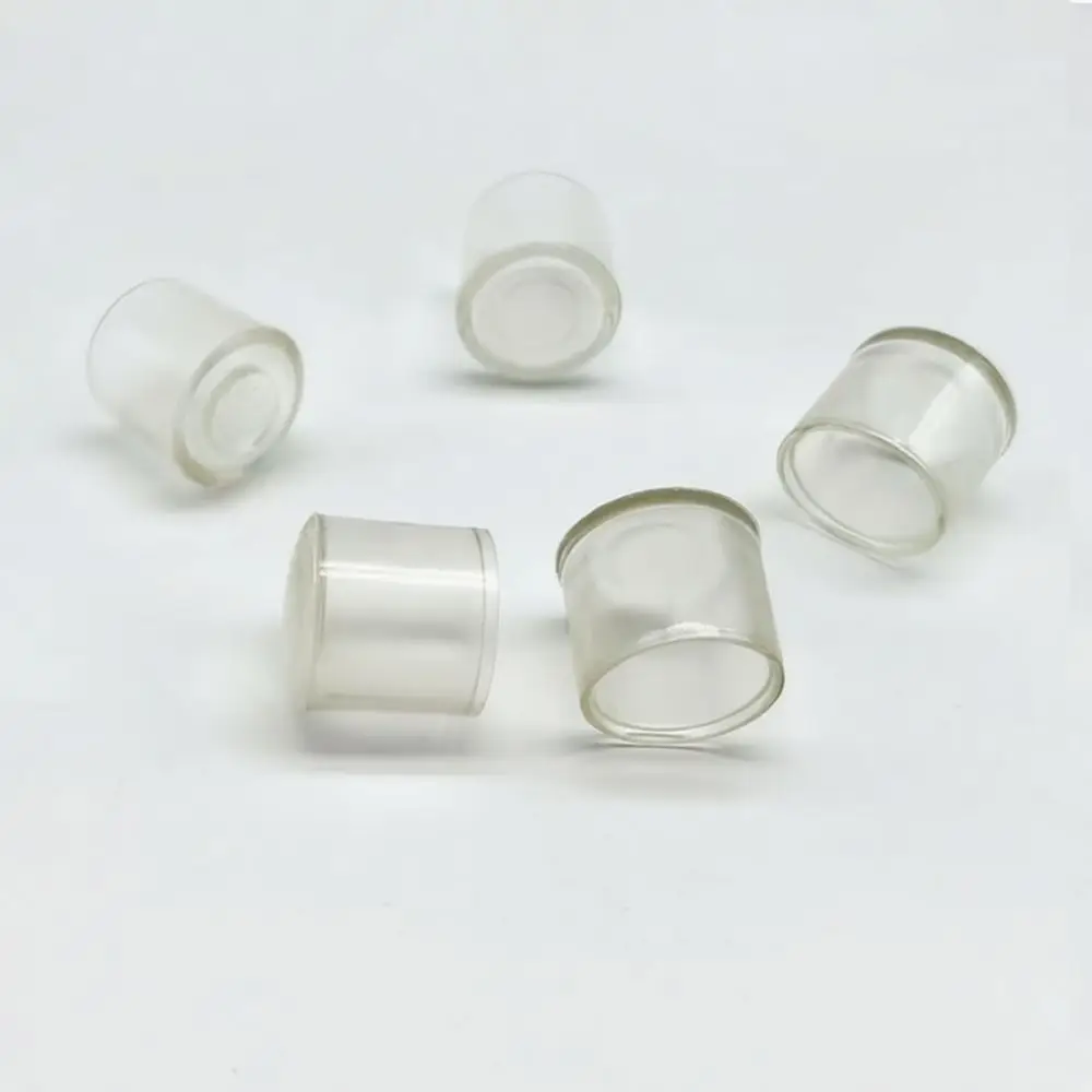 Anti Scratch PVC Thread Protector Cap Flexible Rubber Sleeve For Iron Hangers Furniture End Plug Protection