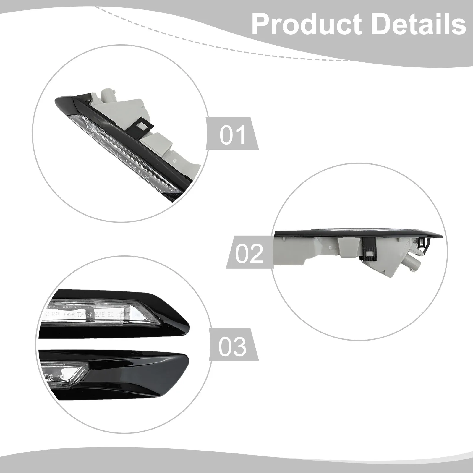 

As Shown Light Cover Placement Front Universality Fitment NO Number Of Pieces 2 OEM Part Number 63137154169 Plastic Material