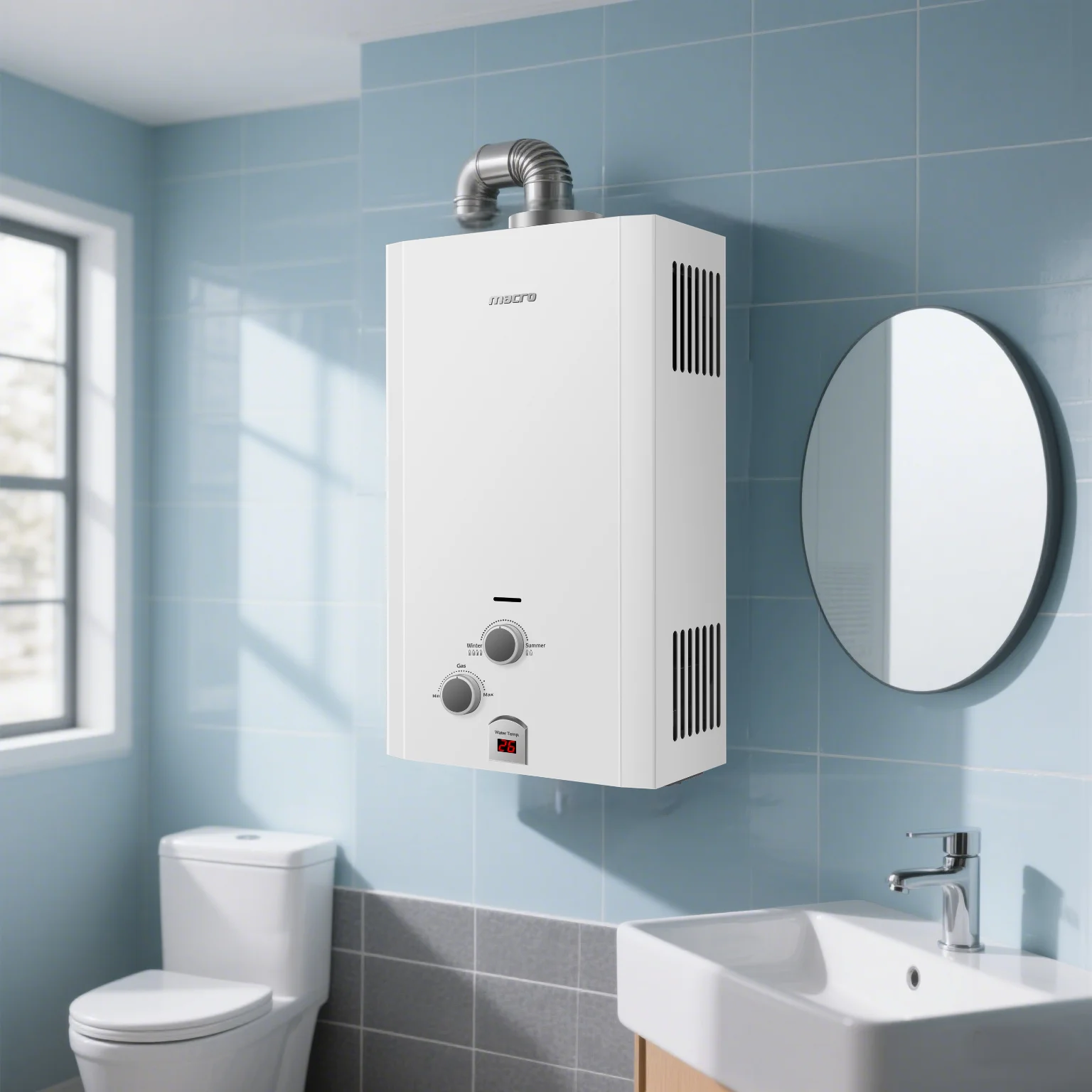 

Китай золотой поставщик энергосберегающие настенные газовые водонагреватели безрезервуарный водонагреватель природного газа весь дом