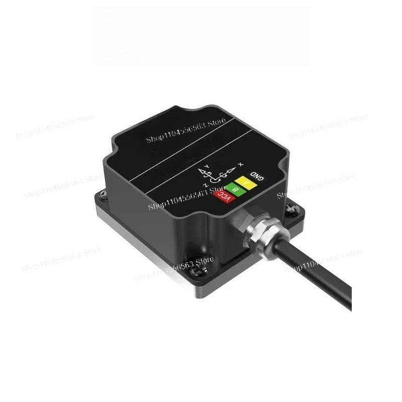 WT-VB02-485 Three-Axis Vibration Sensor - Waterproof, Monitors Displacement/Speed/Amplitude/Frequency for Motors & Water Pumps