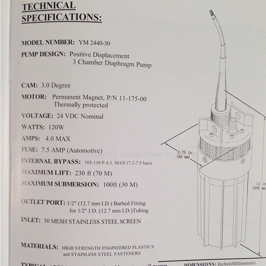 

1pcs 12v/24v solar DC submersible /deep well /high head/ well pumps DC Solar water Pump