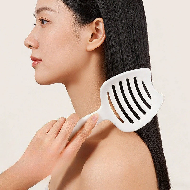 1Pc Cat Design Self Cleaning Hair Brush Hairstyling Supplies Anti-Static Massage Comb For Women Girls Ladies Wives Mothers Home
