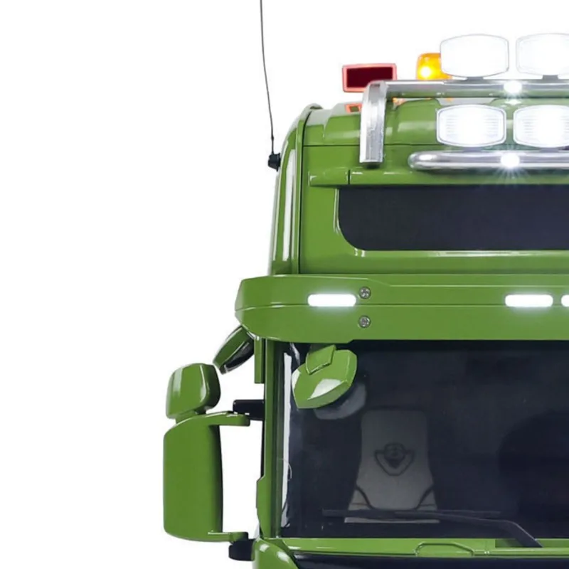8X8 1/14 RC Traktor-LKW Ferngesteuertes Auto mit Raucheffekt TOUCAN DIY Metallchassis Sound- und Lichtsystem Fahrzeugmodell Geschenke