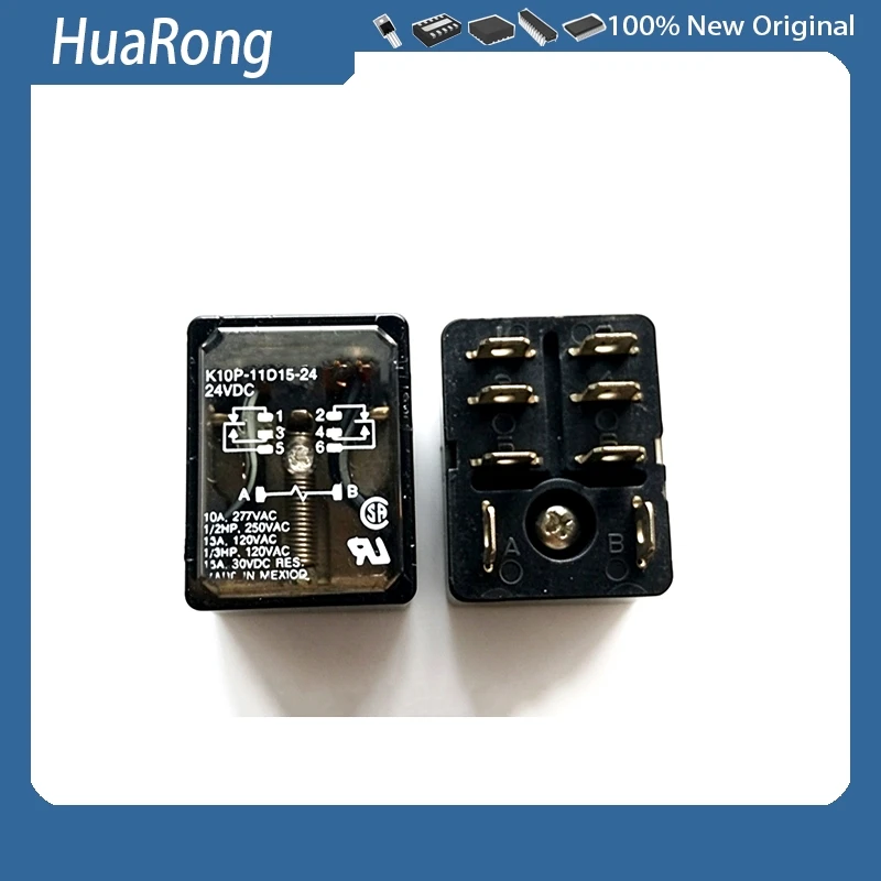 1Pcs/Lot K10P-11D15-24 24VDC 8PIN