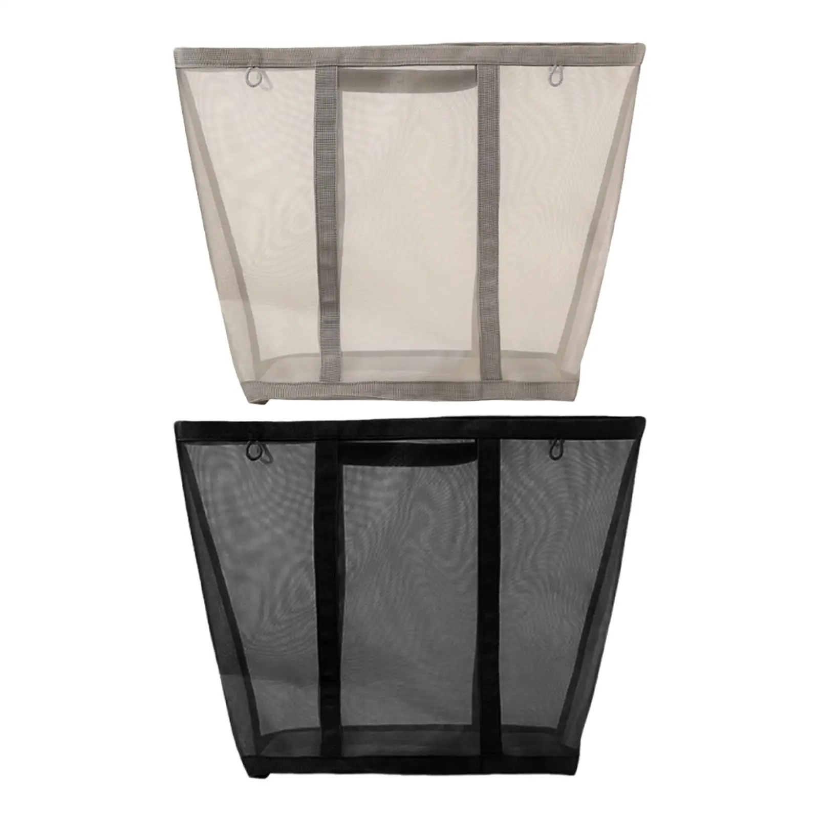 Cesta de lavandería de malla colgante, bolsa de viaje portátil de gran capacidad para montaje en pared, juguetes, sábanas, toallas, ropa y baño