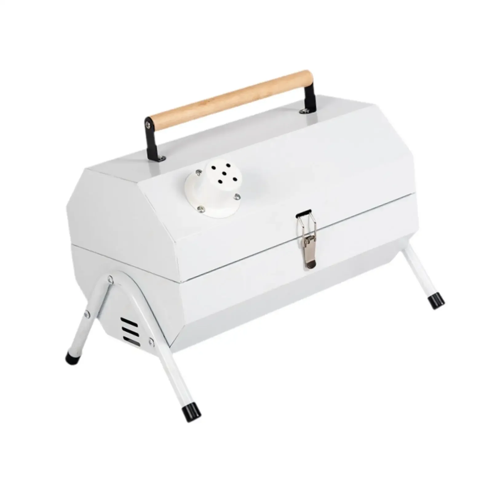 

BBQ Grill Easy Carrying with Handle High Temperature Resistant Sturdy Tabletop Grill for Fishing Picnic Camping Outdoor Yard
