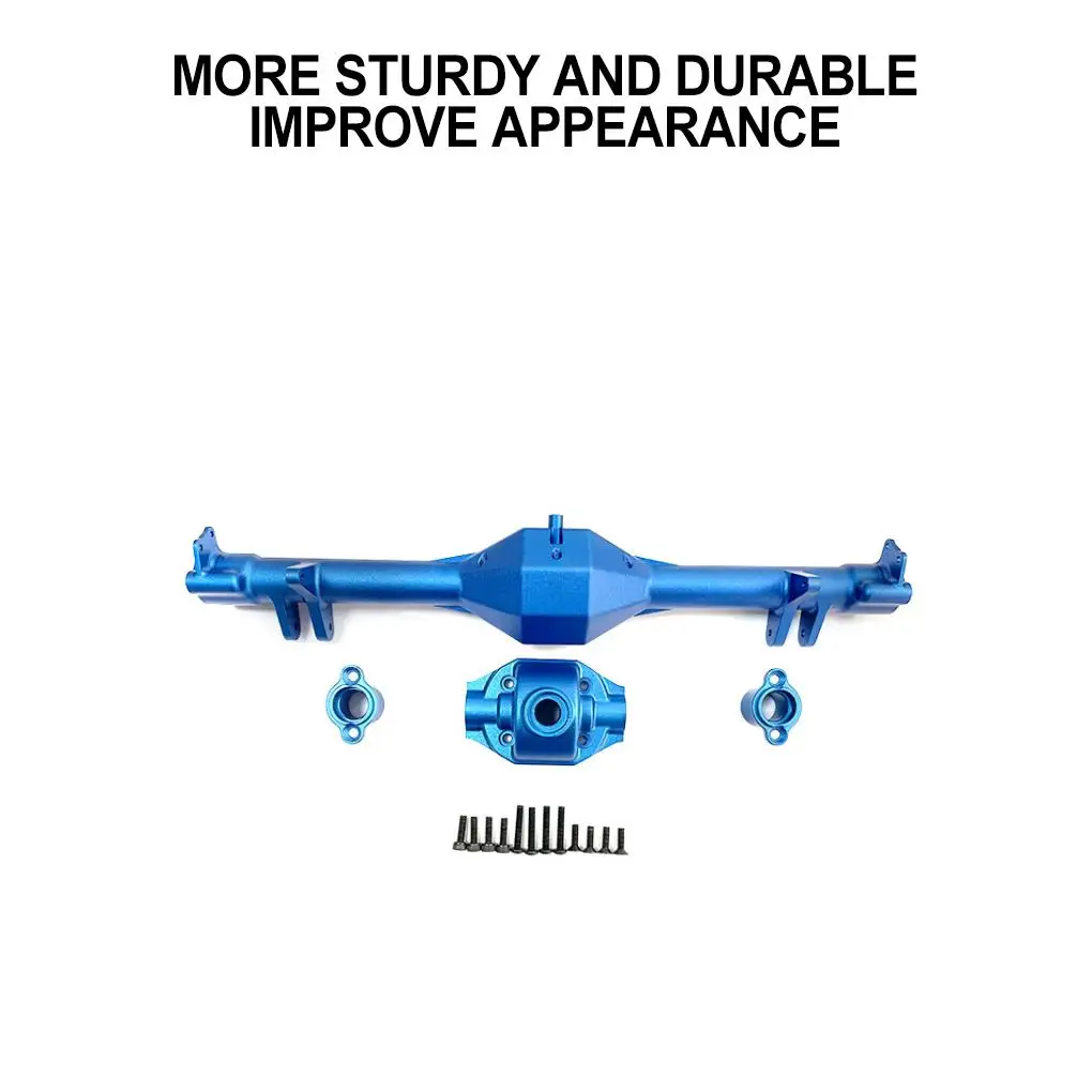 Rcgofollow 1/10 liga de alumínio atualização do eixo traseiro habitação rc eixo traseiro habitação para losi baja rey 4wd rc peça do carro