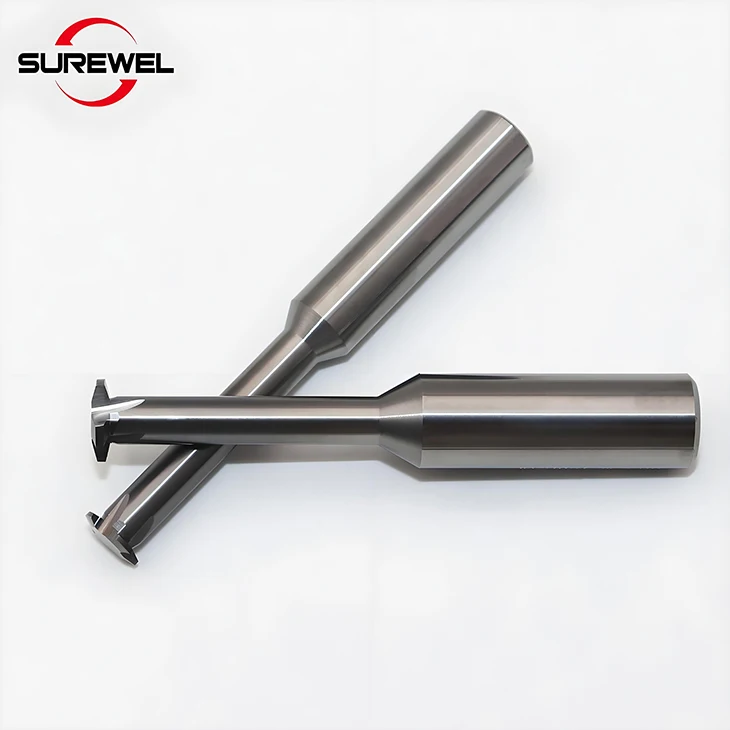 SUREWEL 30 ° Trapezgewindefräser HRC65 Hartmetall-Schaftfräser CNC-Bohr- und FräsmaschineHerstellung von 50 mm 75 mm 100 mm Wolf – Detail 4