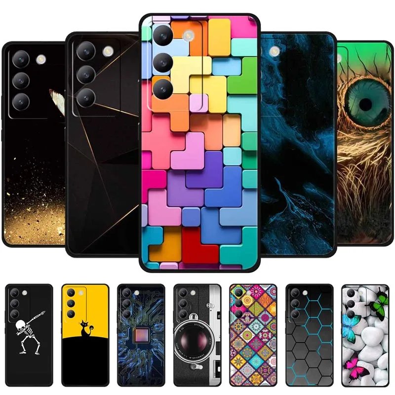 For Realme 14x Case Luxury TPU Soft Silicone Back Cover Phone Cases for OPPO Realme14x 5G Lovely Protector Colorful Cool Coque