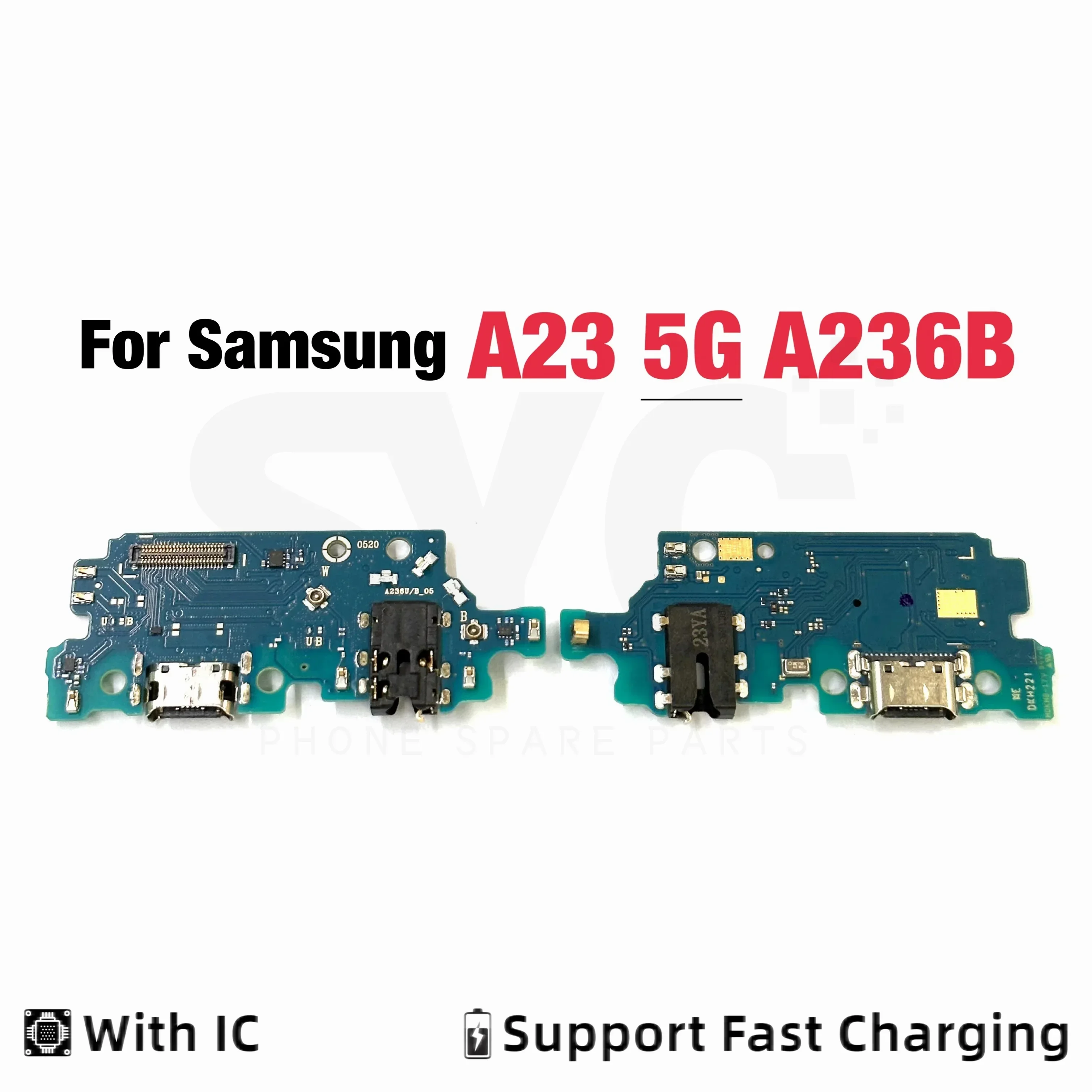 Puerto de carga USB, conector de placa base principal, Cable flexible para Samsung A23 A33 A53 A73 5G A336 A235F A536