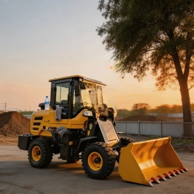 Diesel Compact Loader Wheel Loader Front Machine 2 Ton 1.0m³ Bucket for Farm Construction Site Work Use Project Area