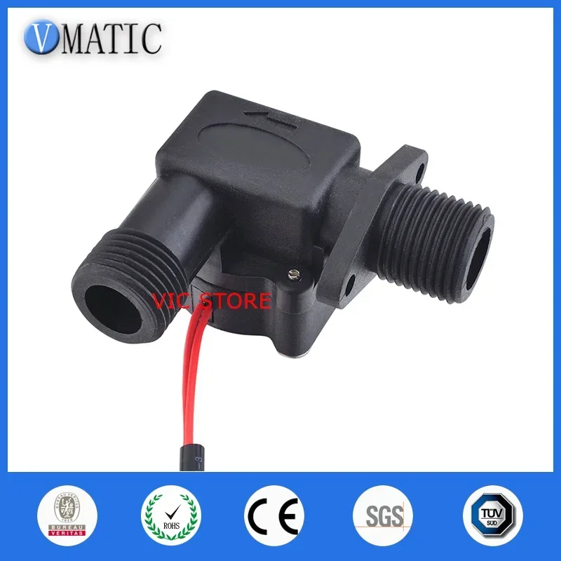 Free Shipping VCB658 Electronic Plastic Pump Smart Toilet Sensor Seat Magnetic Water Flow Switch 1/2''