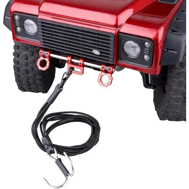 Aluminum Front Rear Bumper Set For 1/10 RC TRX4 TRX6 SCX10  Upgrade Parts Spare Parts Accessories