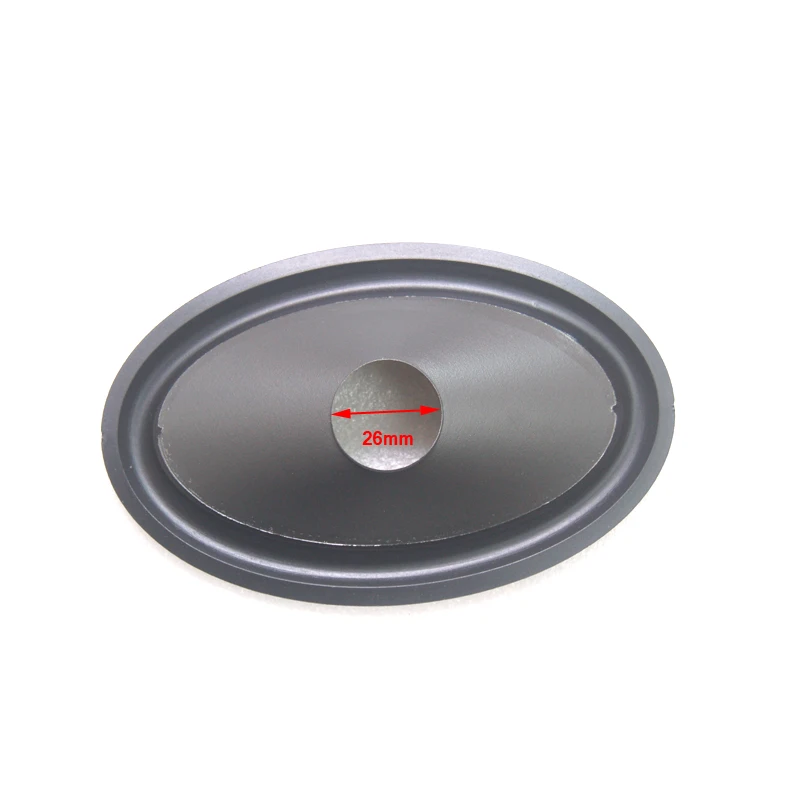 I KEY BUY 10pcs 4x6 Inch Car  Speaker Rubber Edge Plastic Cone 146mm*95mm Out diameter 26mm Coil Hole DIY Repair Accessories
