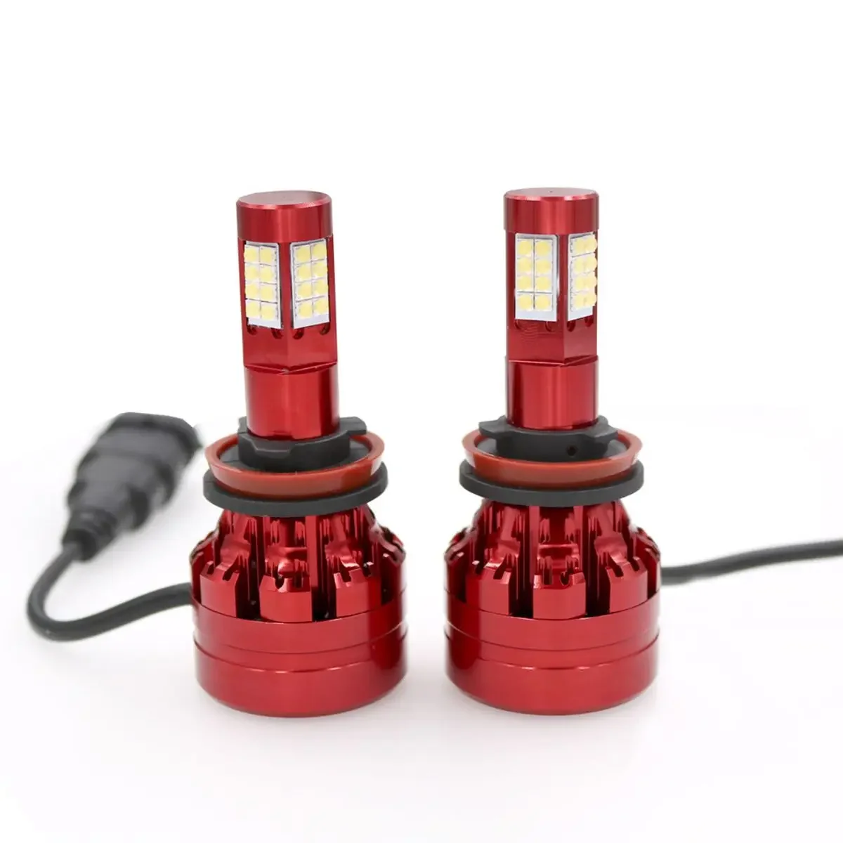 Bombilla Led de alta potencia para faro delantero de coche, lámpara Turbo Canbus 9005 K, 4 piezas, H11 6000