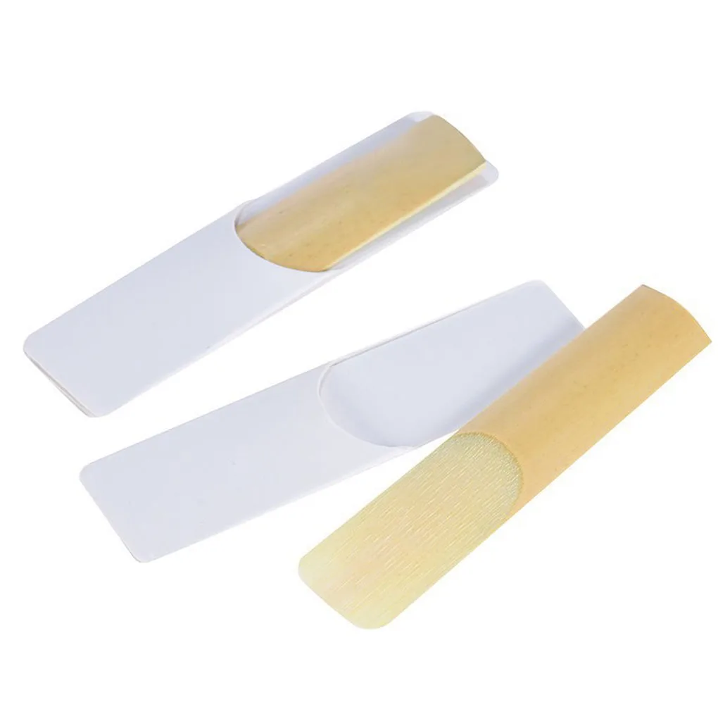 10Pcs Alto Saxophone Reed Musical Strength 2.5 Strength 7.1*1.45*0.35cm Instrument Light Yellowm Particular Useful