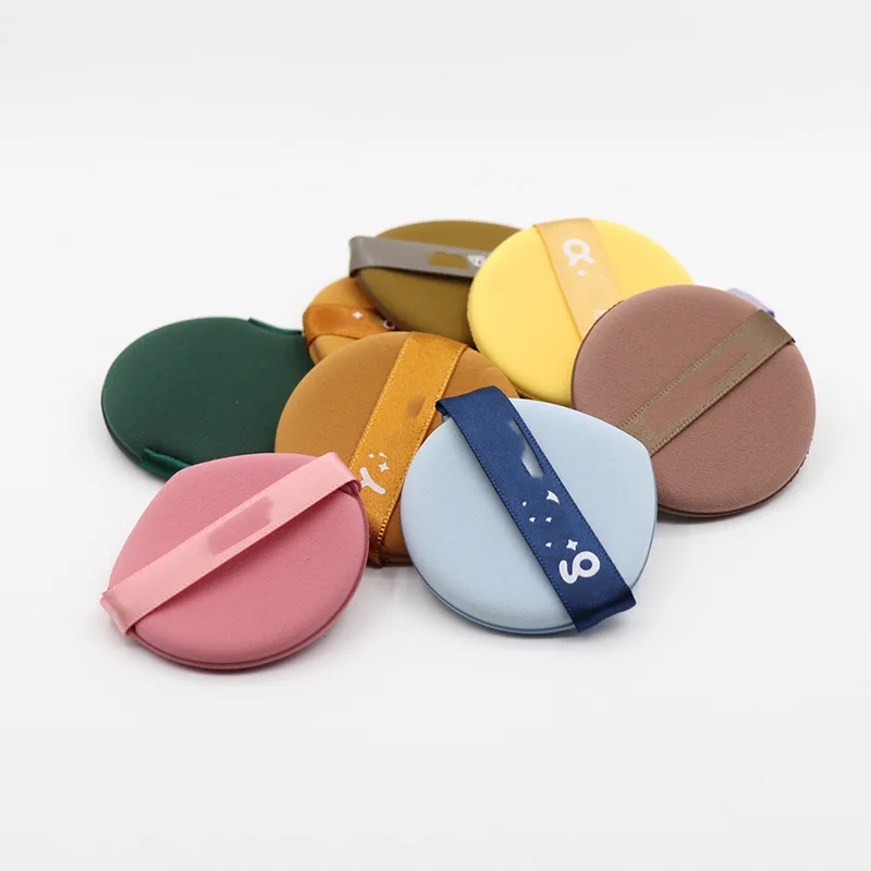 7/10Pcs Mini Air Cushionพัฟบางน้ําหนักเบาFoundationฟองน้ําแห้งเปียกDual-ใช้Polychromatic Multiformเครื่องสําอางค์เครื่องมือ