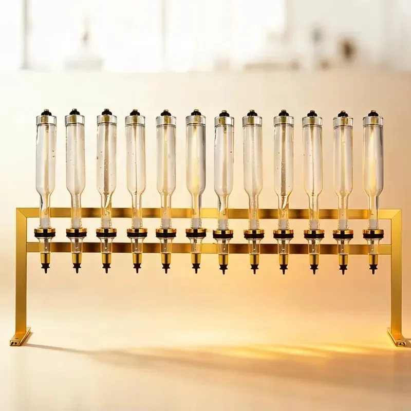 Deluxe Gold Perfume Vending Machine Set 12 Pack 375ml Fillable Glass Bottle Bar Display Supplies Wedding Decoration