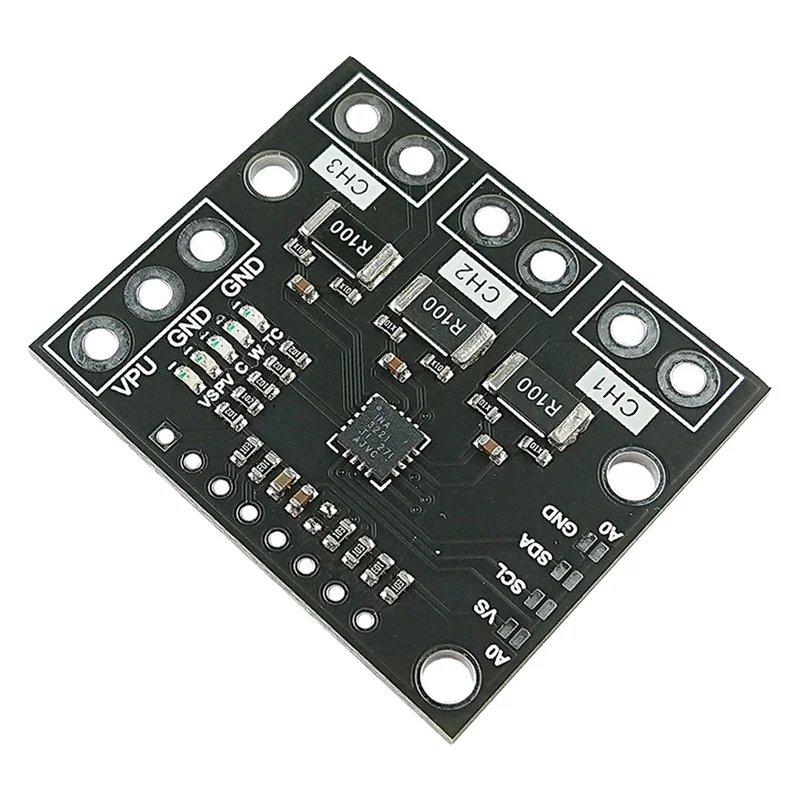 

B63B-5X I2C SMBUS INA3221 Трехканальный шунтовый ток Блок питания Монитор напряжения Модуль сенсорной платы Замена INA219