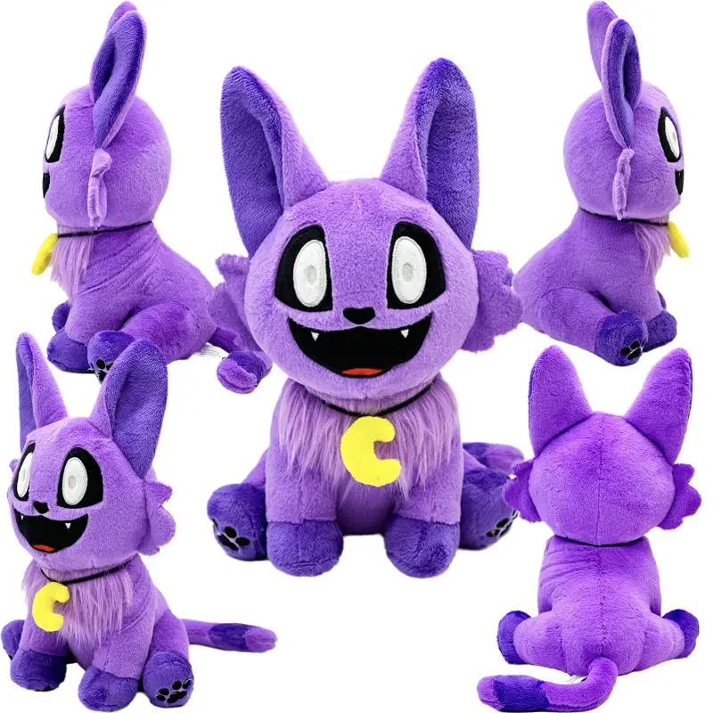 Smile Critters Anime Plush Toy Horror Doll Soft Model Toy Horror Smile Cat Cartoon Game Soft Boy Girl Plush Gift Ornament