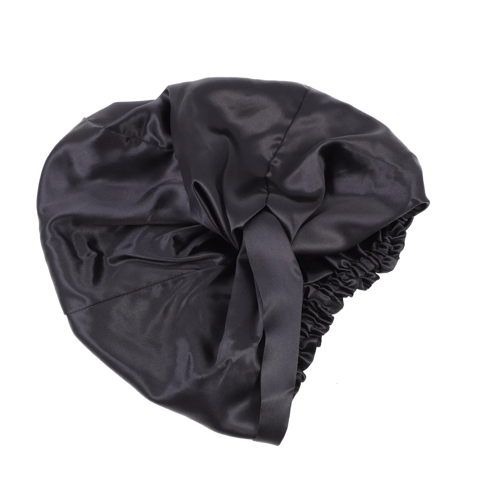 

1Pcs Silk Hair Care Comfortable Supple Sleeping Hat for Women Protect Hairstyle Soft Lightweight Satin Bonnet for Long