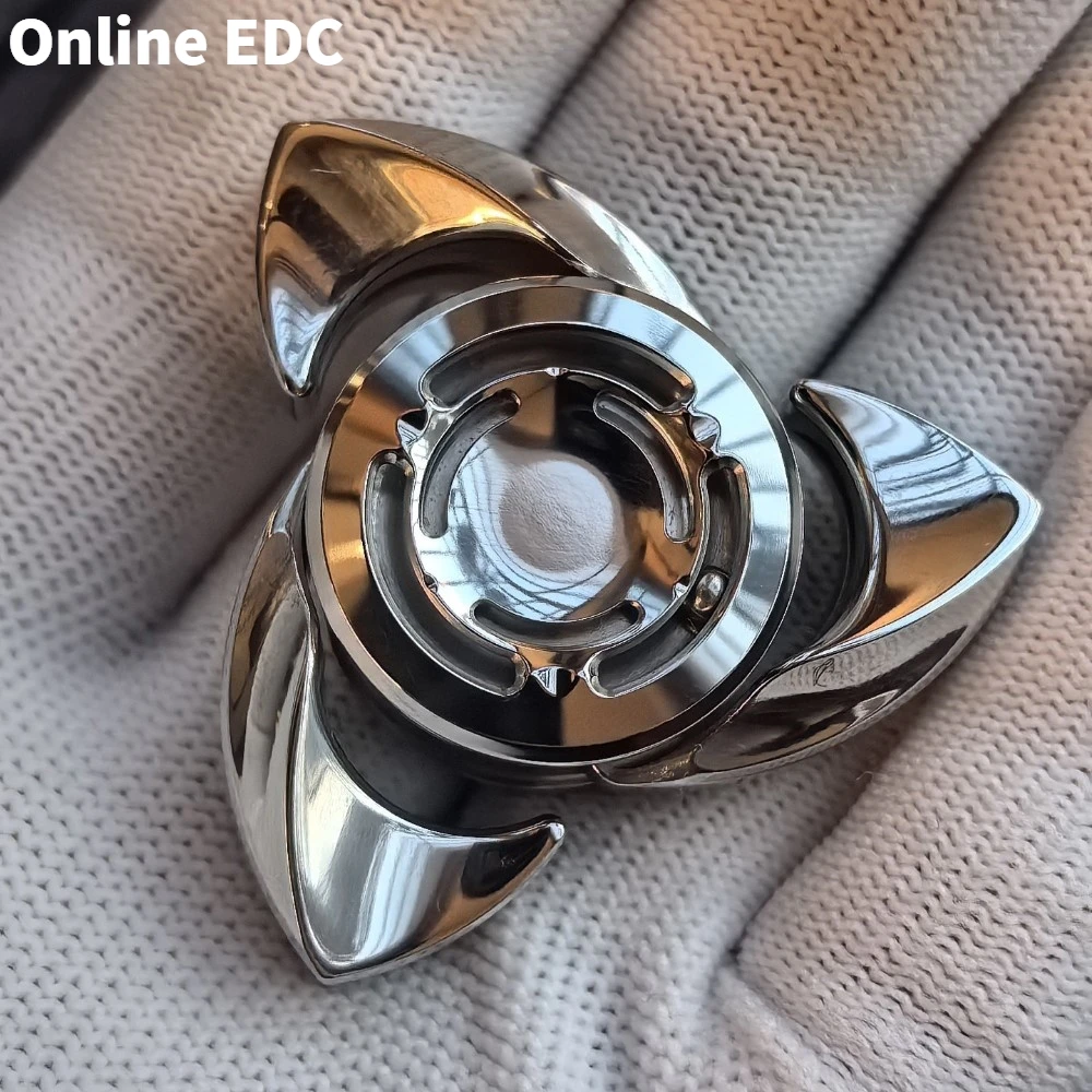 المملوكة مسبقًا Newbee EDC S.S ألعاب تململ مصقولة سبينر للبالغين أدوات تخفيف القلق الدوران