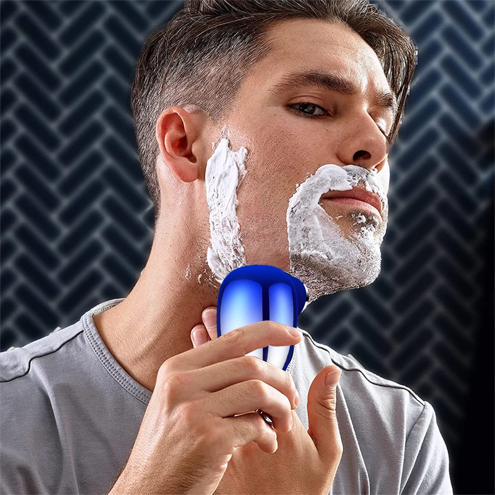 Mini rechargeable electric shaver with digital display - portable and easy-to-use shaver image 5