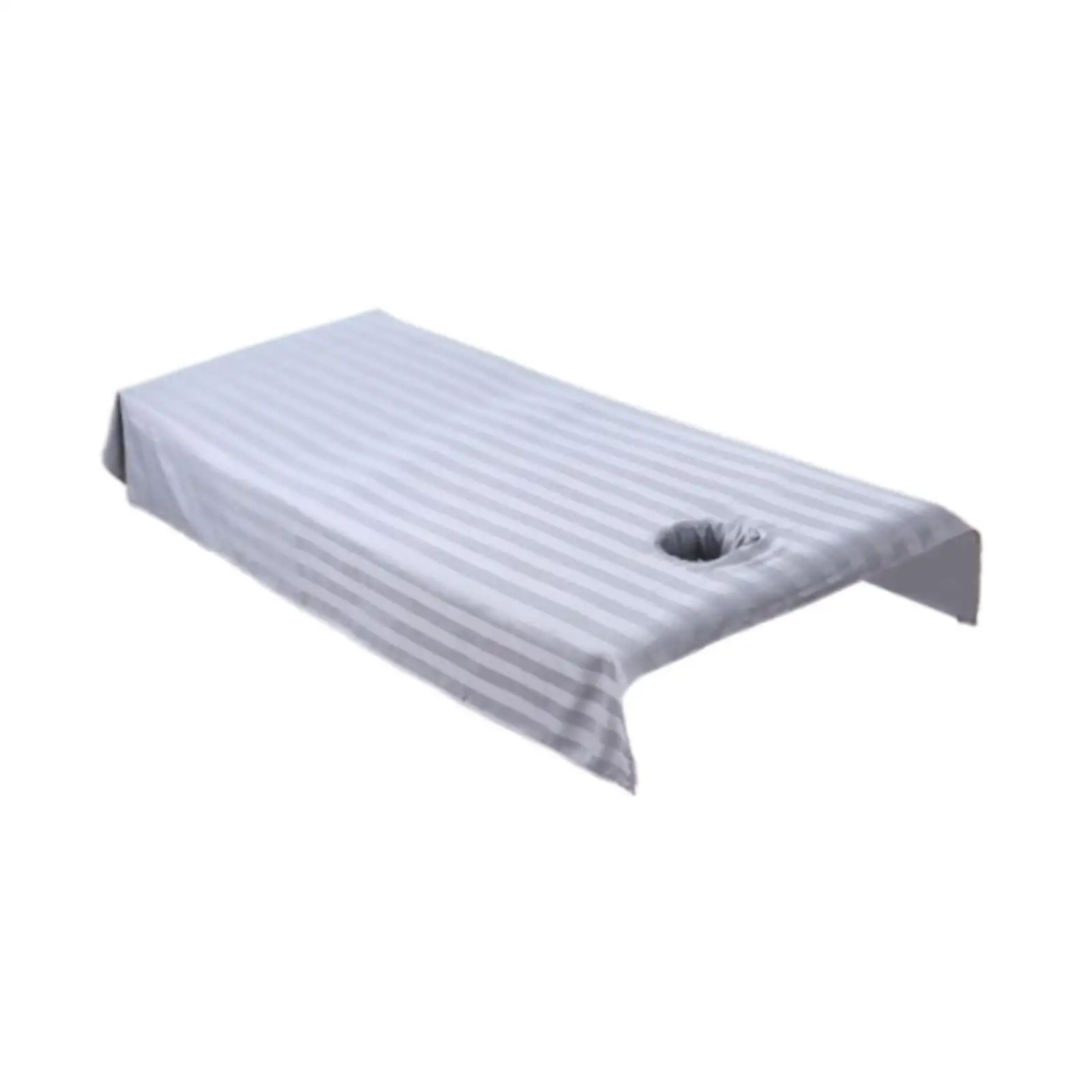 Salon Sheet Tablecloth 210cmx120cm Salon Couch Sheet Decoration Beauty Bed Cover with Face Hole for Indoor Home Beauty Adults
