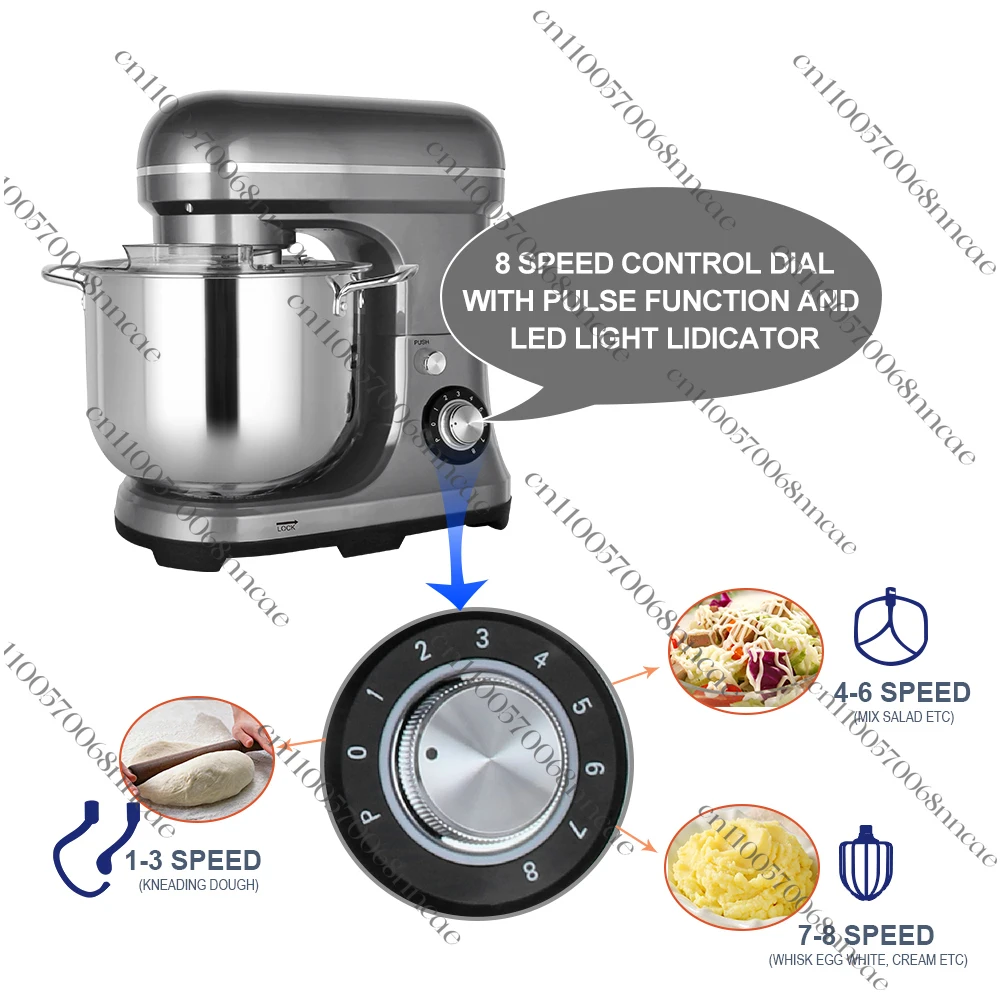 New type die casting vertical mixer 11L cake dough mixer