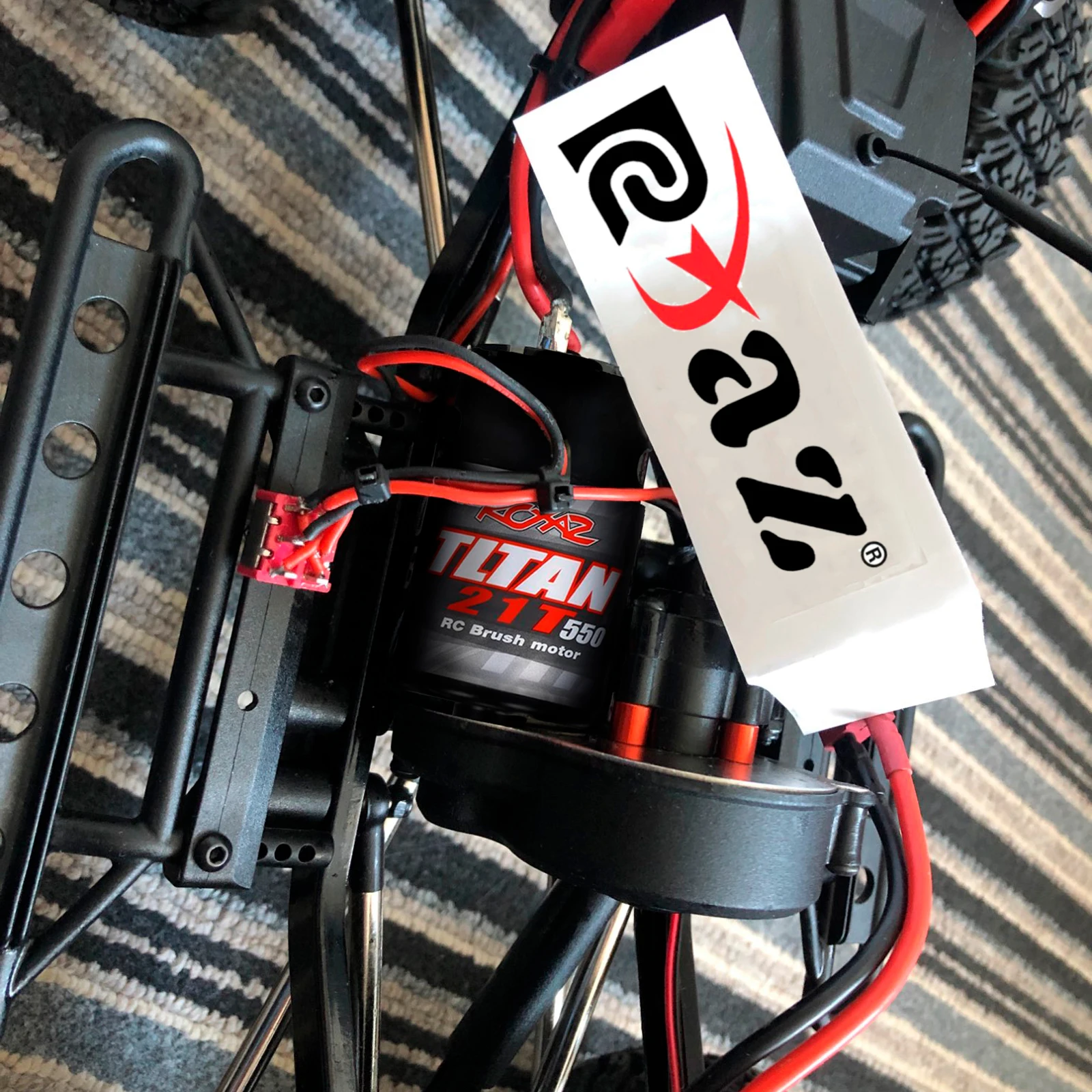 RC 550 Bürstenmotor 12T-55T ESC 320A Geschwindigkeit ​ ​ Steuerkombinationsset Climb Drift Racing Wasserdicht für 1/10 RC Crawler Auto/Boot – Detail 10