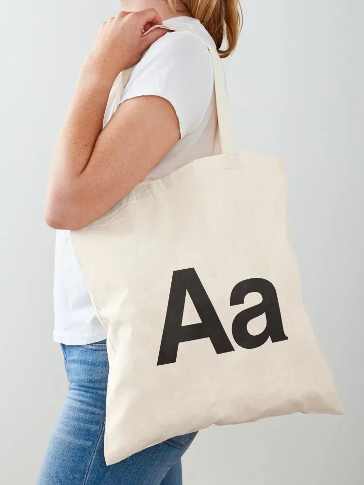 Helvetica Aa Tote Bag tote bag woman Beach bag women