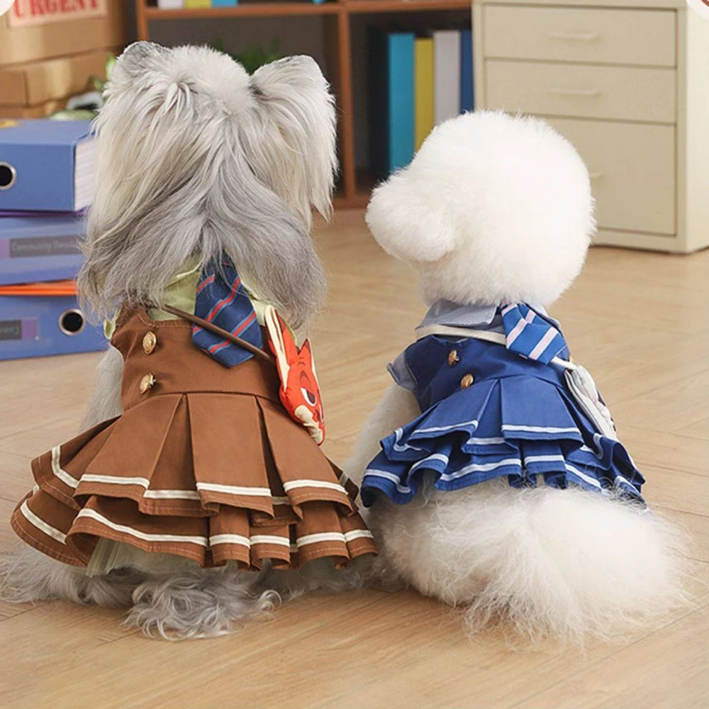 

Fox Bunny Police Pet Costume Small Dog Cat Outfit Cosplay Clothes Stage Performance Comic Con Party Halloween Festival Apparel