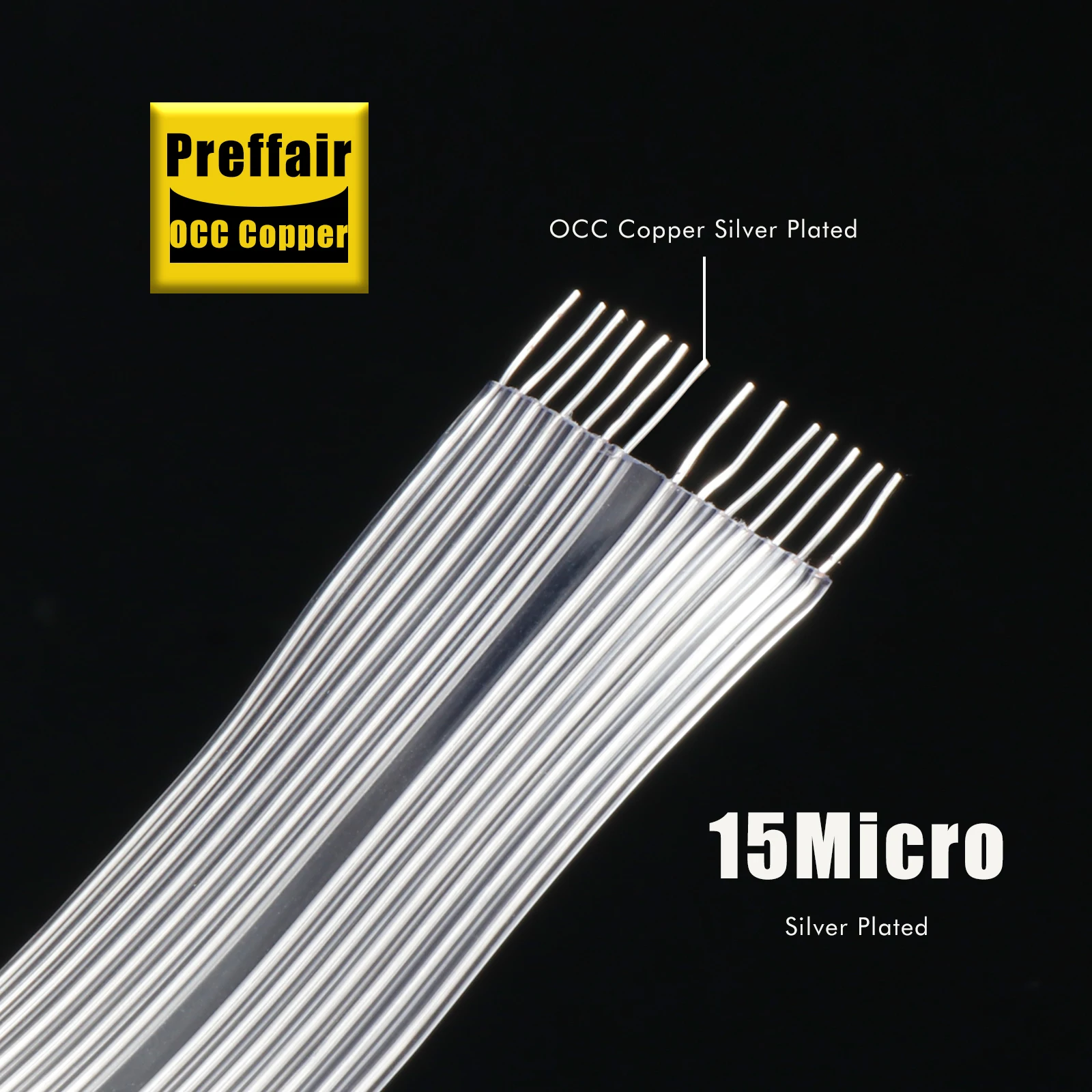 High-end single crystal copper silver-plated speaker wire, audio signal wire, power amplifier, speaker box loose wire