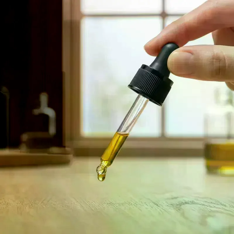5/10/15/30/50/100ml Light Proof Glass Essential Oil Bottle With Glass Dropper For Essential Oil Sample Cosmetics Perfume Travel