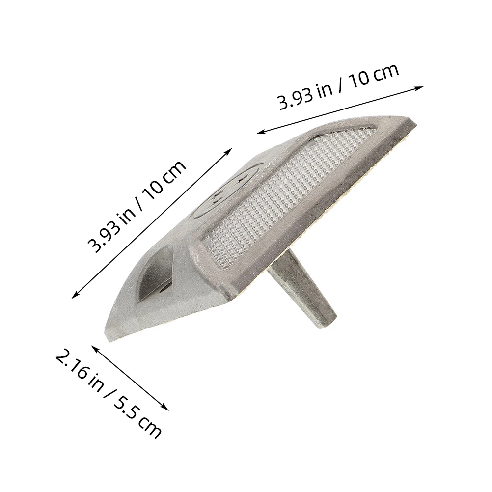 

3pcs Reflective Aluminum Road Stud Lights Driveway Markers Pavement Reflectors Outdoor Safety Traffic Studs Security