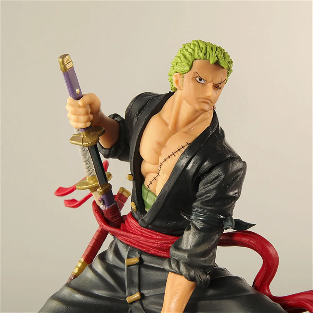 Anime One Piece Roronoa Zoro Thanh Kiếm Katana Vũ Khí Nhựa PVC Zoro Thanh Kiếm Lưỡi Dao Bộ Sưu Tập Mô Hình Đồ Chơi Trẻ Em Quà Tặng