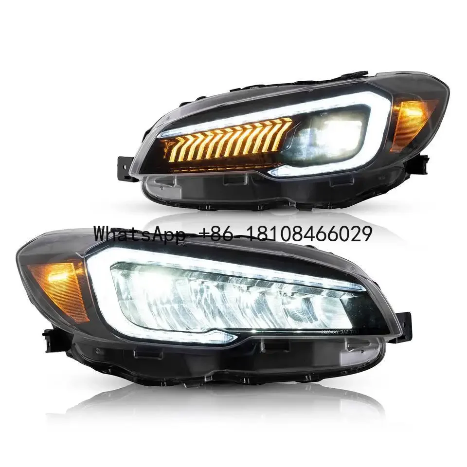 

Factory LED Headlights For Subaru WRX STI 2015-2021 Others Car Light Accessories Auto Lighting Systems Parts Sequential