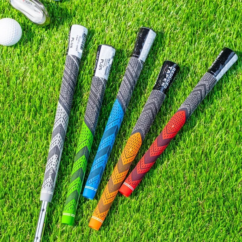 13pcs/lot Golf Grip Men\'s Rubber Golf Grips Cotton Yarn Golf Club Grips Iron and Wood Standard/Midsize Grip Universal