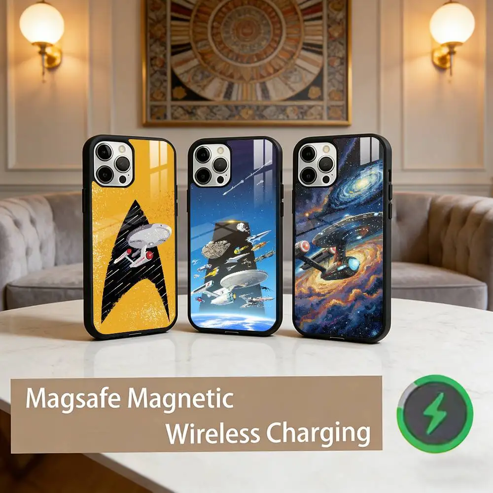 

S-Star-Trek S-Ships Phone Case For iPhone17,16,15,14,13,12,11 Plus,Pro Max Magnetic For Magsafe Wireless Charging