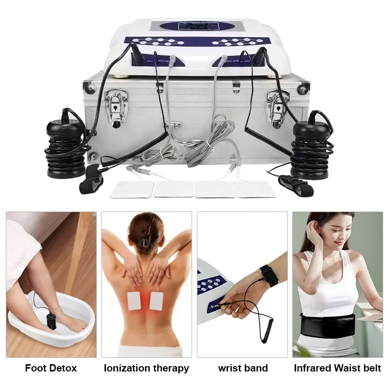 HK-805B Dual Ionic Detox Foot Bath Machine With Two Round Arrays for Two Person