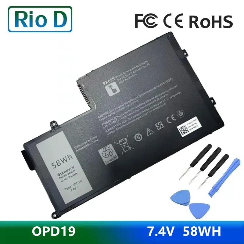 

0PD19 OPD19 Laptop Battery For DELL Inspiron 14 15 14-5447 15-5547 3450 3550 5448 5545 5547 5445 TRHFF 58DP4 86JK8