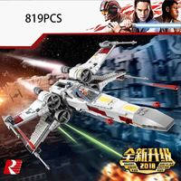 Star MOC X-Wing Fighter Compatible 75102 Building Blocks Wars Bricks Assembly Toys Children Birthday Present Christmas Gift