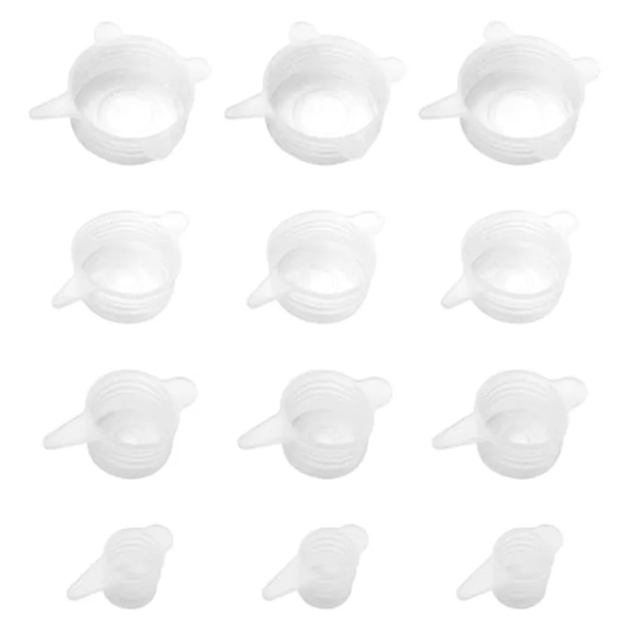 

Silicone Stretch LidsReusable Silicone Seal lid Suitable for Small Size Bottle Lid 12 Pack