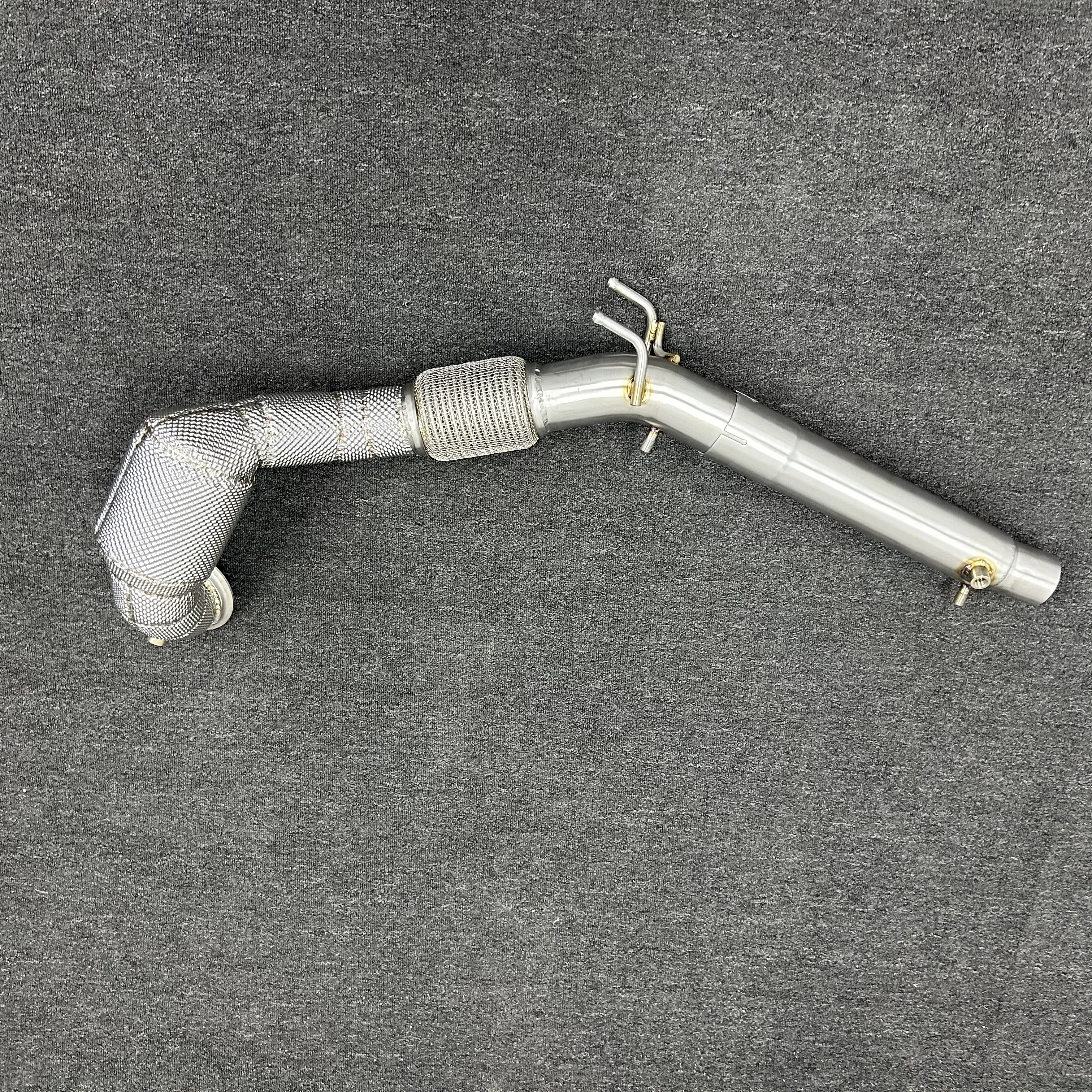 ACE Hochwertiges SUS304 Downpipe für VW/Volkswagen GOLF 8R GOLF 8 GTI MK8 R Performance Racing Auspuffanlage mit Katalysator – Detail 11