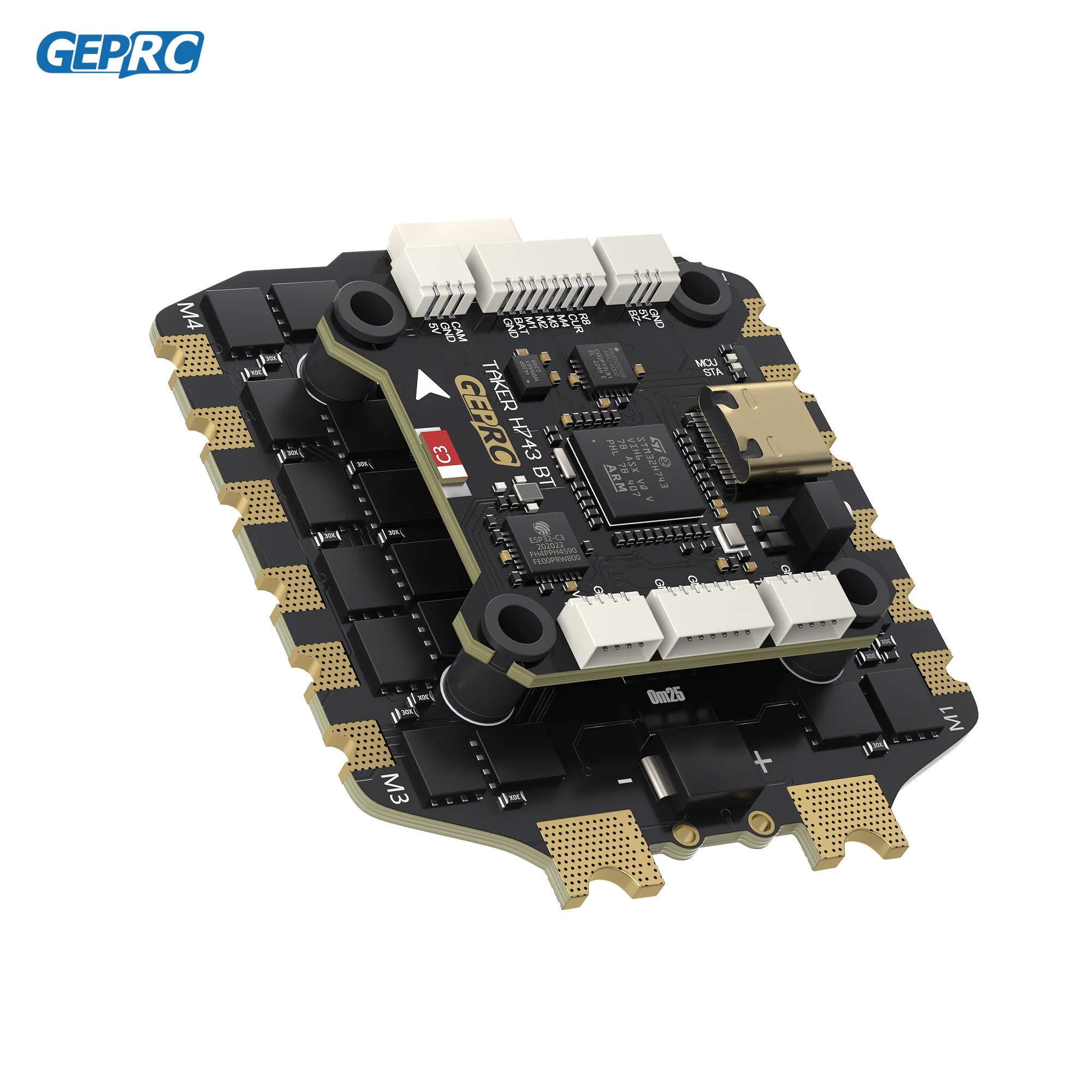 GEPRC TAKER H743 BT 8Bit 80A スタック デュアルジャイロ 512MB ブラックボックス データ分析記録 H80_BLS 80A 4IN1 ESC H743 FC FPVドローン用