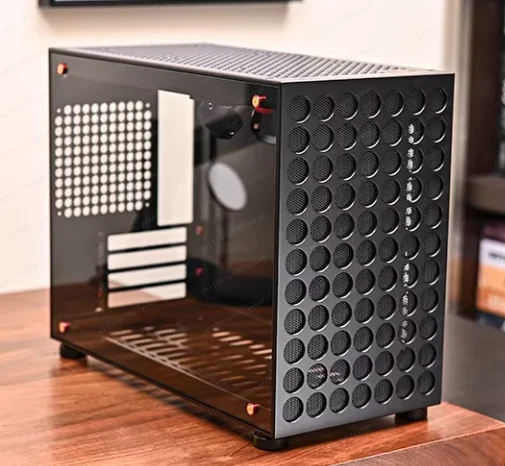 

CASE V10 all aluminum alloy MATX air-cooled water-cooled chassis