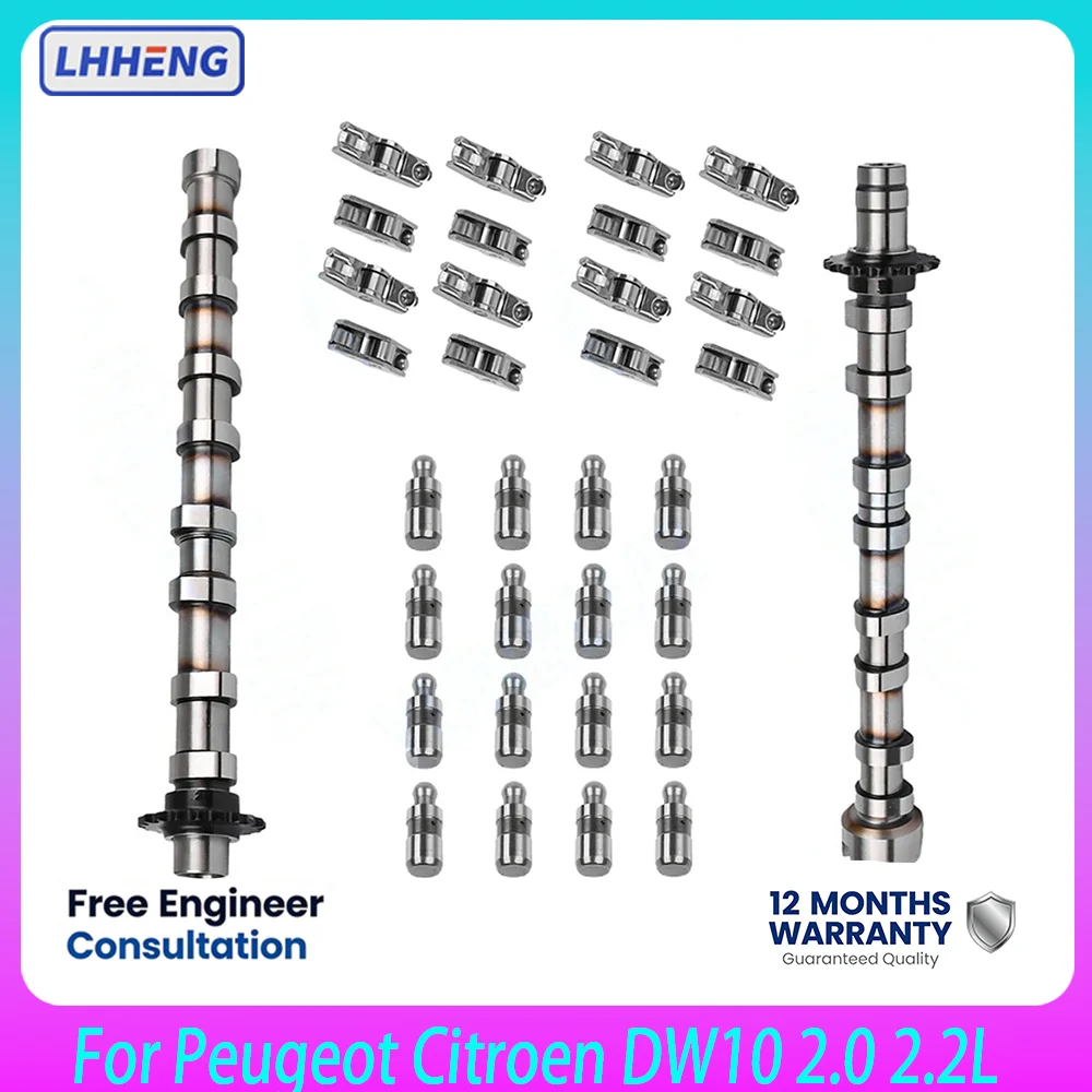 Kit de Reparación de Balancines y Levantaválvulas para Motor Diésel DW10 2.0 2.2L 2009-2023, Compatible con Peugeot, Citroën, Ford, Opel C3, C4, C5, DS