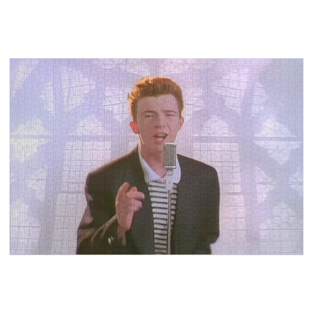 Rompecabezas de Rick Astley, regalo de madera personalizado, juguete para bebé, rompecabezas con imagen personalizada